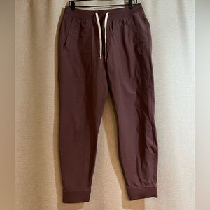 Vuori Meta Jogger Pants - Men's Size Large - Port / Mahogany Brown - Comfort